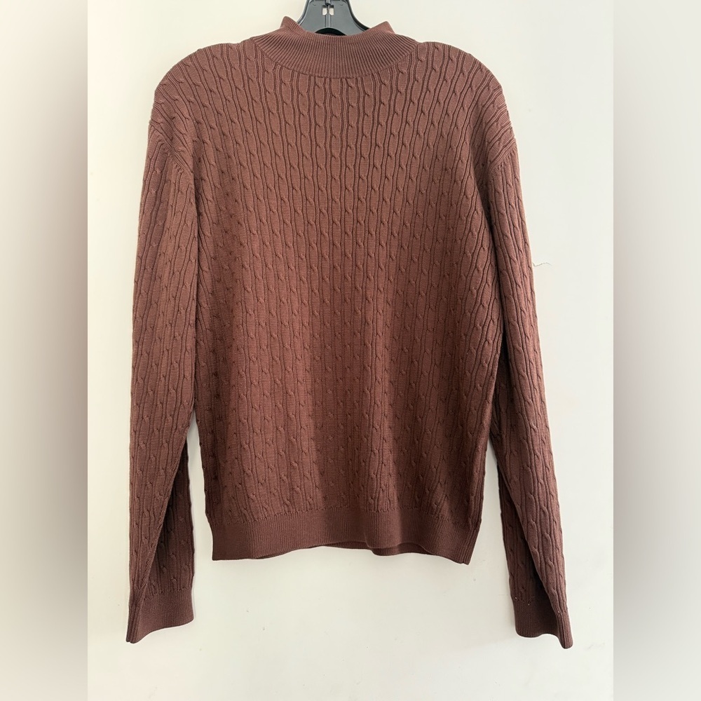 Barry Bricken Vintage Silk Cableknit Swester Size M - Picture 2 of 4